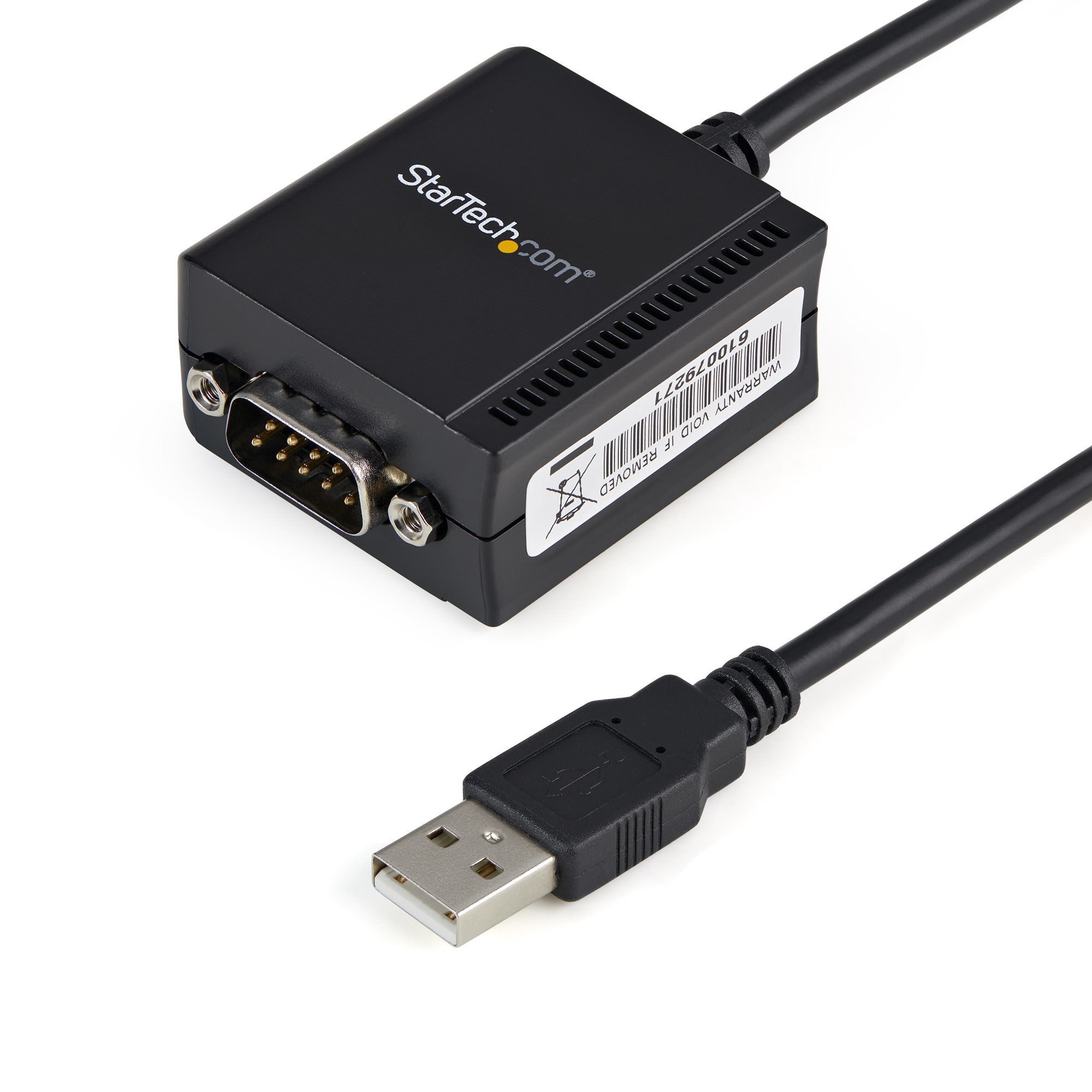 Image of StarTech.com 1 Port FTDI USB to Serial RS232 Adapter Cable with...