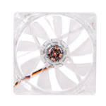 Thermaltake Pure 12 LED Red Computer behuizing Ventilator 12 cm Transparant