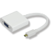 Microconnect HDMIDVGA video cable adapter 0.25 m HDMI Type D (Micro) VGA (D-Sub) White