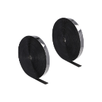 DeLOCK Heavy-duty Hook-and-Loop tape self-adhesive L 25 m x W 25 mm black