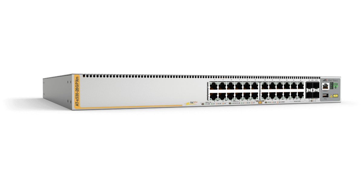Image of Allied Telesis AT-x530-28GPXm-50 Managed L3 Gigabit Ethernet (10/100/1