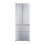 Haier HFR5719ENMG(UK) side-by-side refrigerator Freestanding 446 L E Platinum, Stainless steel