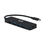 Tripp Lite U444-06N-H3UC2 laptop dock & poortreplicator Bedraad Thunderbolt 3 Zwart