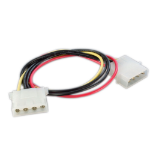 Videk Internal 4 Way Molex Plug to Socket PC Power Cable -