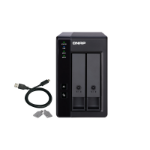 QNAP TR-002 HDD/SSD enclosure Black 2.5/3.5