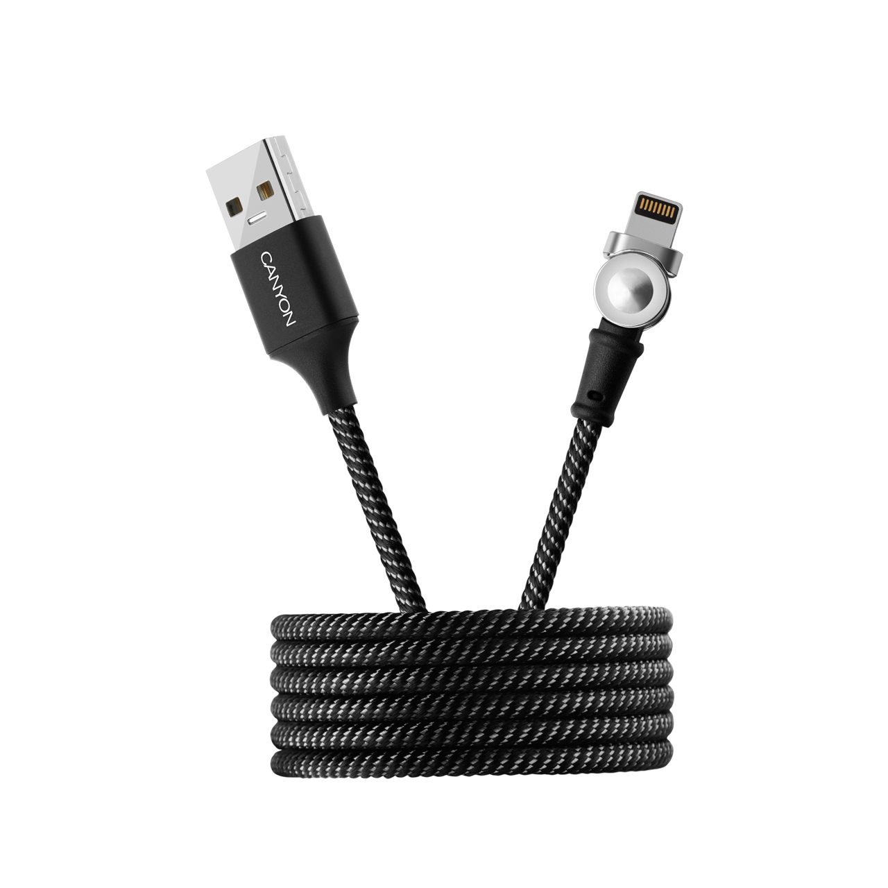 Image of Canyon CNS-CFI8B lightning cable 1 m Black