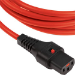 Cablenet 0.5m IEC C14 - IEC C13 IEC Lock Red PVC 1.0mm Power Leads