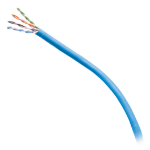 C2G 1000ft (304.8m) TAA-Compliant Cat6 Bulk Unshielded (UTP) Ethernet Network Cable with Solid Conductors-Plenum CMP-Rated - Blue