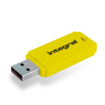 Integral 64GB USB2.0 DRIVE NEON YELLOW