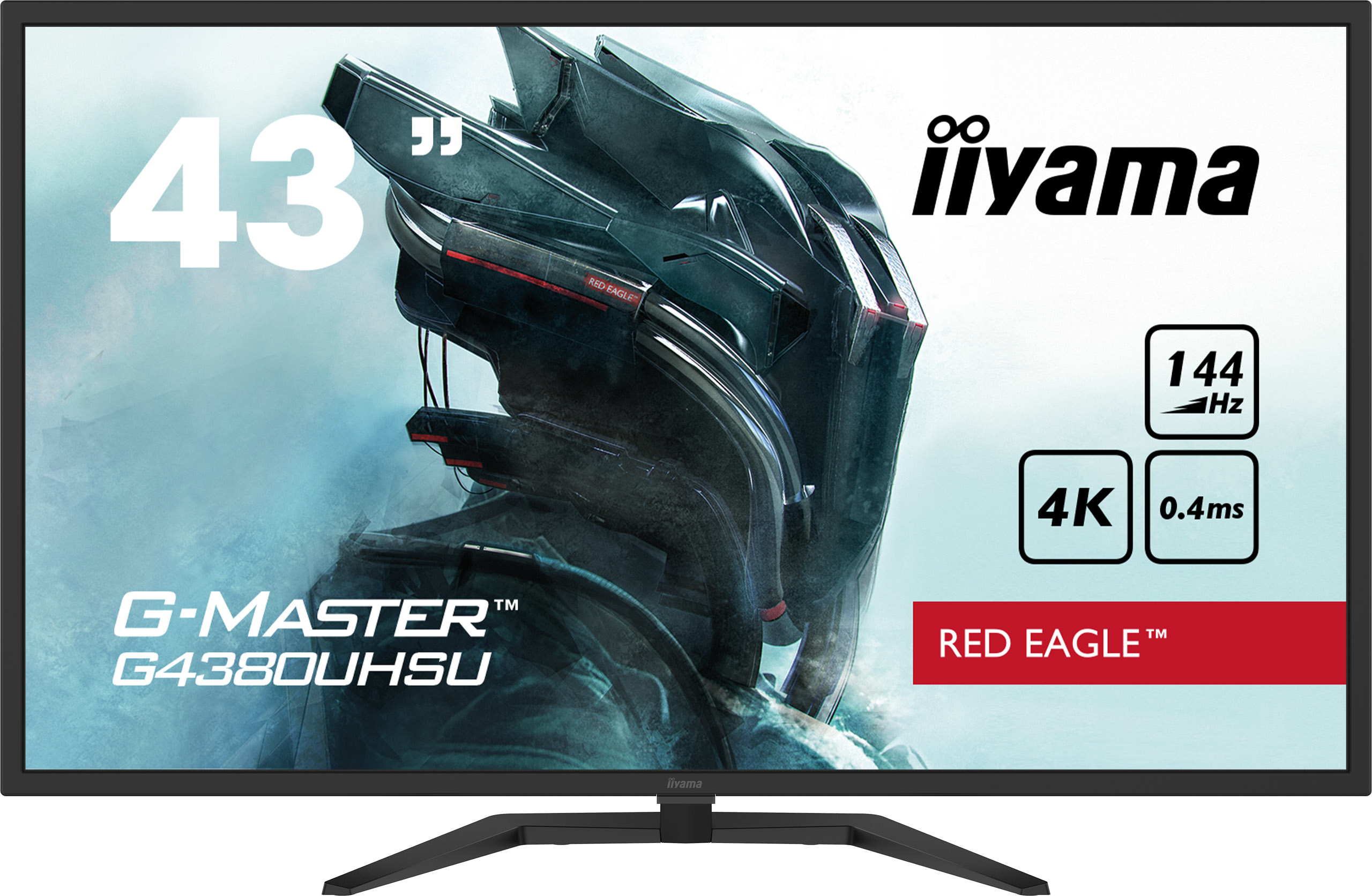 Image of iiyama G-MASTER G4380UHSU-B1 computer monitor 108 cm (42.5") 3840...