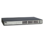 Inter-Tech ST3324GF Managed L2 Gigabit Ethernet (10/100/1000) 1U Zwart, Grijs