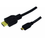 LogiLink HDMI/microHDMI, 2.0m HDMI cable 2 m HDMI Type A (Standard) HDMI Type D (Micro) Black