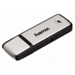 Hama FlashPen "Fancy" USB 2.0 16GB 40X USB flash drive USB Type-A Black, Silver