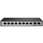 D-LINK | DGS-F1010P-E | 10 Port Gigabit PoE Switch with 8 Long Reach PoE Ports and 2 Uplink Ports