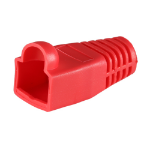 Cablenet RJ45 Cat6a Boot Red 6.5mm