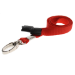 Digital ID 10mm Recycled Plain Red Lanyards with Metal Lobster Clip (Pack of 100)
