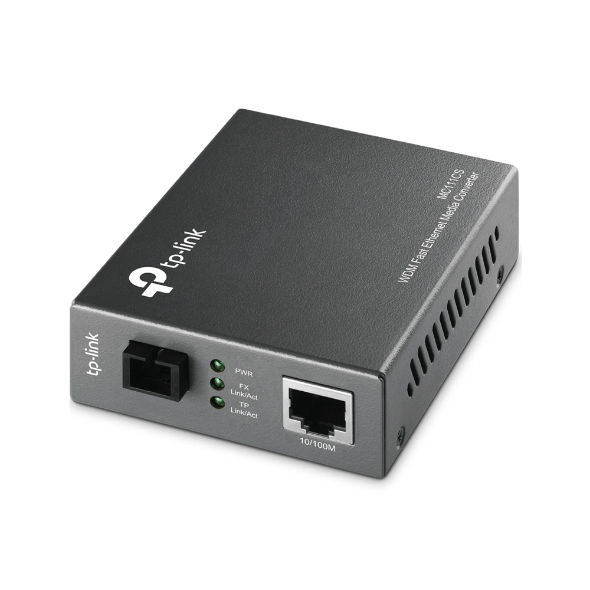 Image of TP-Link MC111CS network media converter 100 Mbit/s Single-mode Black