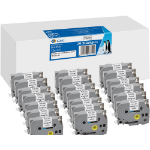 G&G 21570 labelprinter-tape Zwart op wit TZe