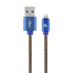 Cablexpert CC-USB2J-AMCM-2M-BL lightning cable Blue