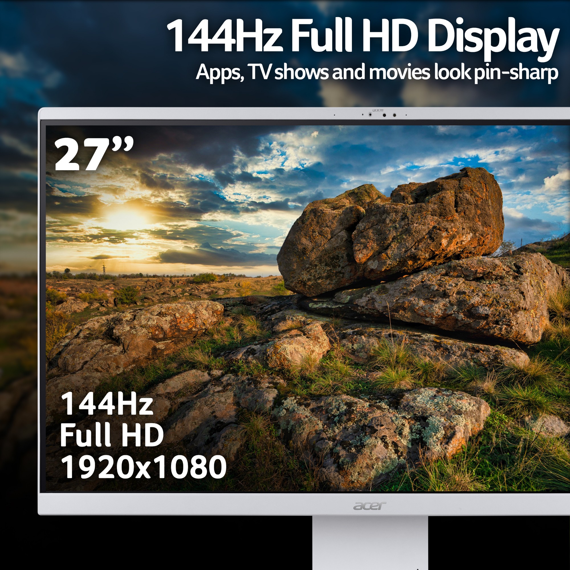 Image of Acer Aspire S27-B All-in-One Desktop - Intel Ultra 5 226V. 16GB. 1TB S