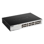 D-Link GO-SW-24G Unmanaged L2 Gigabit Ethernet (10/100/1000) 1U Zwart