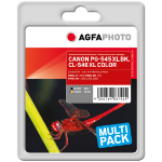 AgfaPhoto APCPG545_CL546XLSET inktcartridge Compatibel Hoog (XL) rendement Zwart, Cyaan, Magenta, Geel
