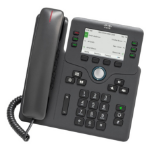 Cisco CP-6871-3PCC-K9= IP phone Black 6 lines