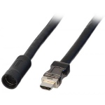 Lindy 37316 video cable adapter 0.25 m HDMI Black