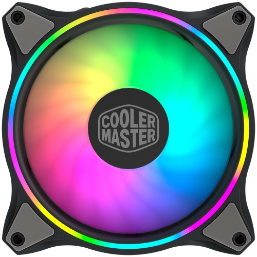 Cooler Master MasterFan MF120 Halo 3in1 Computer case Fan 12 cm Black, Grey
