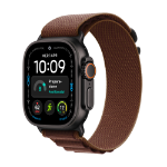 Apple Watch Ultra 4 GPS + Cellular 49mm Black Titanium Case with Burgundy Alpine Loop - M