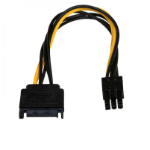 Akyga AK-CA-30 SATA cable 0.15 m Black, Yellow