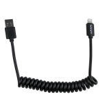 StarTech.com 0.6 m (2 ft.) Coiled Lightning to USB Cable - Lightning Charger Cable for iPhone / iPad / iPod - Apple MFi Certified - Lightning to USB Cable - Black