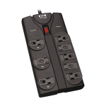 Tripp Lite TLP808B surge protector Black 8 AC outlet(s) 120 V 98.4" (2.5 m)