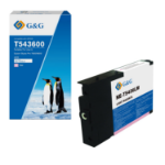 G+G Compatible Epson T543600 Light Magenta Pigment Ink Cartridge C13T543600