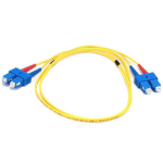 Monoprice 6843 fiber optic cable 39.4" (1 m) SC OFNR Multicolor, Yellow