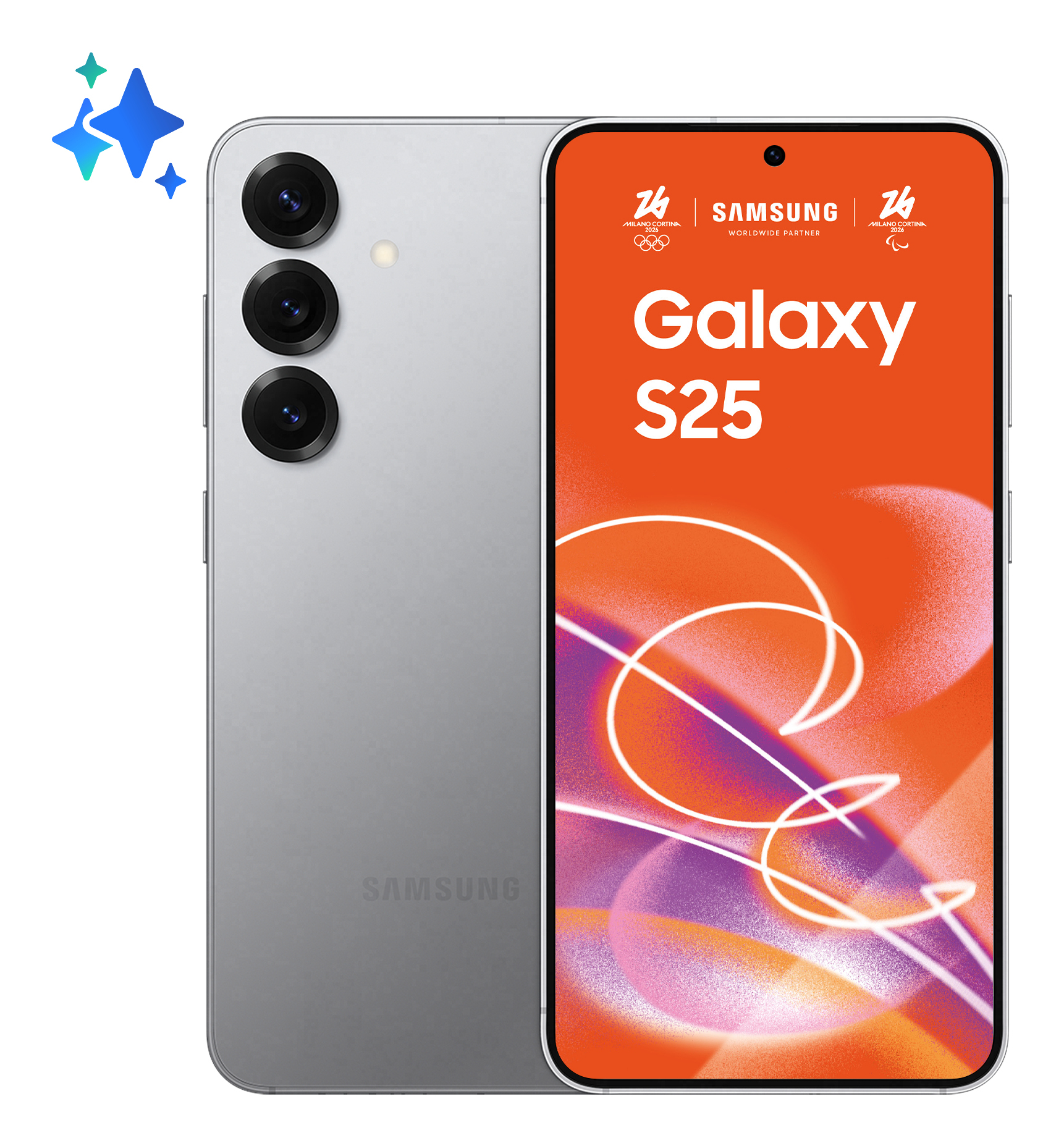 Samsung Galaxy S25 15.8 cm (6.2") Dual SIM Android 15 5G USB Type-C 12 GB 256 GB 4000 mAh Silver