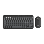 Logitech 920-012257 toetsenbord Inclusief muis Universeel RF-draadloos + Bluetooth QWERTY Scandinavisch Grafiet