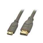 Lindy 0.5m HDMI/Mini HDMI HDMI cable HDMI Type A (Standard) HDMI Type C (Mini) Black