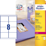 Avery Glossy Colour Laser Labels