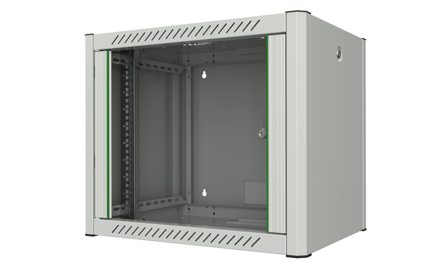 Image of Lanview RWP09U45WH rack cabinet 9U Wall mounted rack White