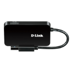 D-Link DUB-1341 interface hub USB 3.2 Gen 1 (3.1 Gen 1) Type-A 5000 Mbit/s Black
