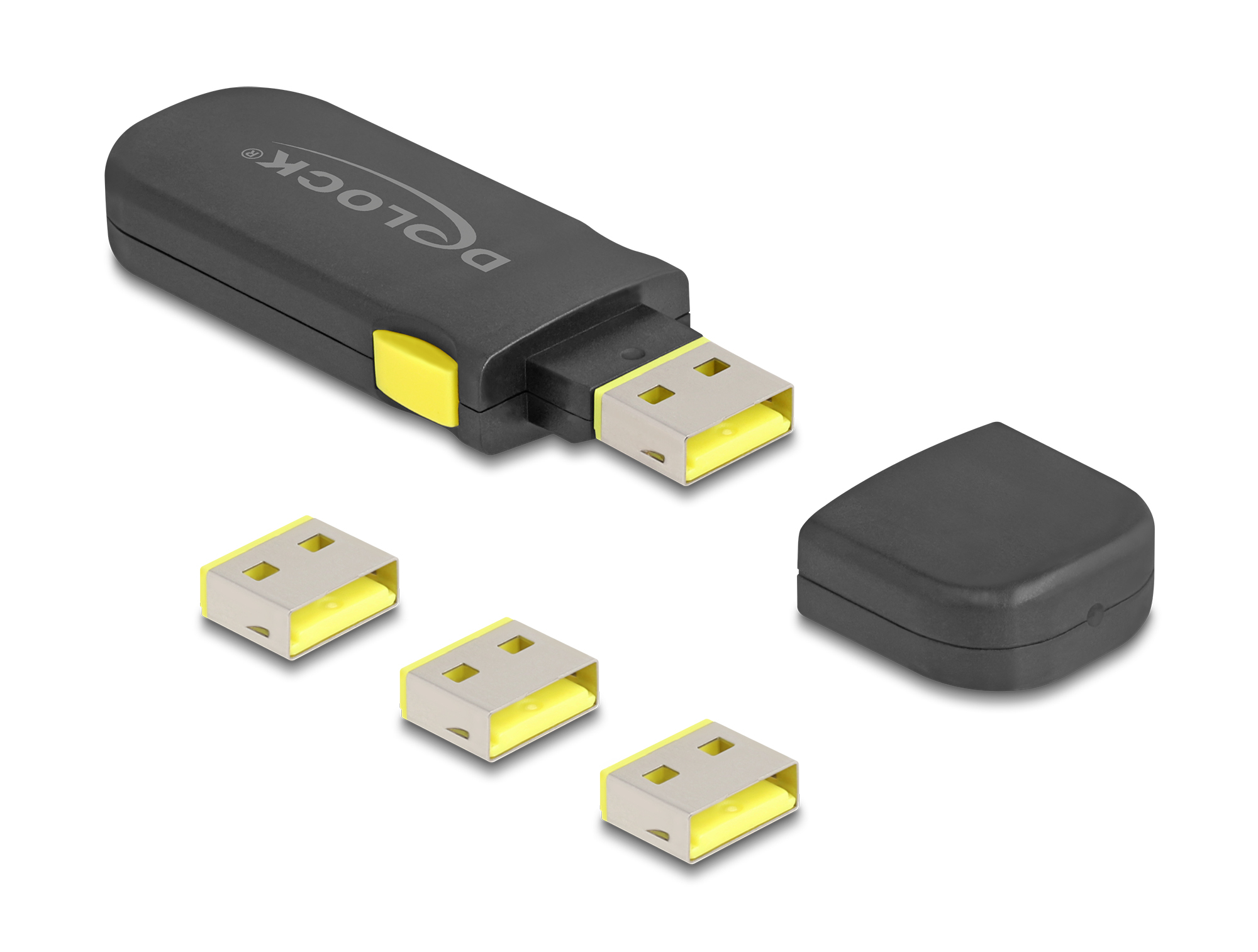 EU Product - USB Port Blocker Set f�r USB Typ-A Buchse 4 St�ck thumbnail