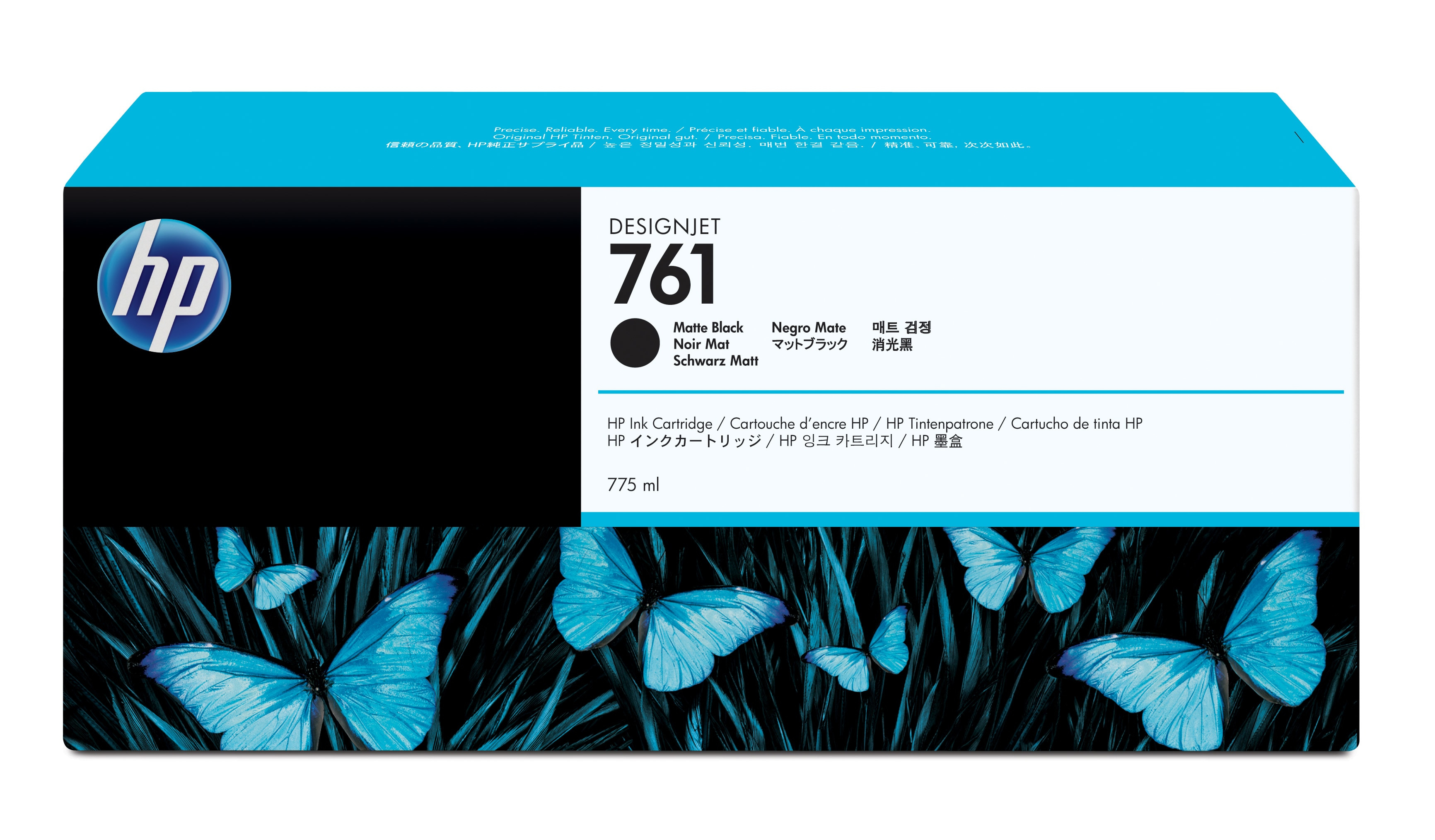 Image of HP CM997A/761 Ink cartridge black matt 775ml for HP DesignJet T 7100