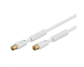 Image of Microconnect M-F 10m coaxial cable White