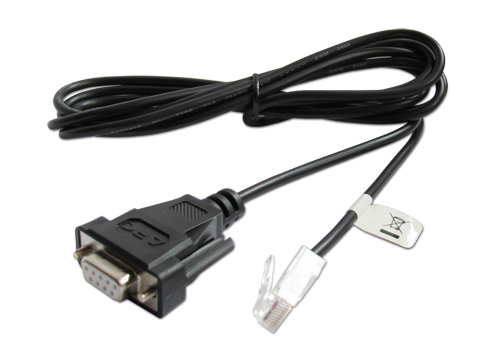 Image of APC AP940-0625A cable gender changer DB9 RJ45 Black
