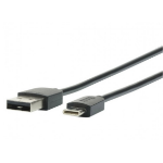 Mobilis 001278 USB-kabel 1 m USB A USB C Zwart