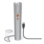 Hama FL350-C Silver Hand flashlight LED