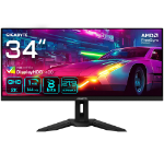 GIGABYTE M34WQ 34" WQHD Gaming Monitor - 3440 x 1440, 144Hz, 1ms, 400 cd/m², FreeSync Premium, DisplayHDR400, HDMI 2.0, Displayport 1.4