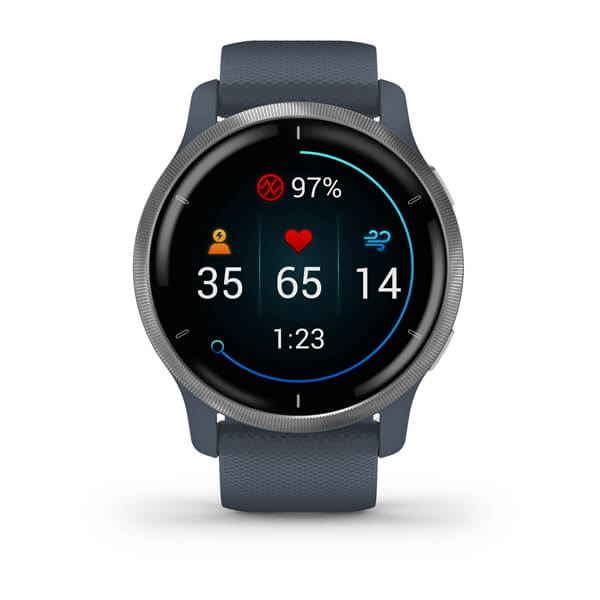 Image of Garmin Venu 2 3.3 cm (1.3") AMOLED 45 mm Digital 416 x 416 pixels...