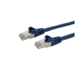 connektgear 0.5m RJ45 CAT6A SSTP Stranded Flush Moulded LS0H Network Cable - 26AWG - Blue